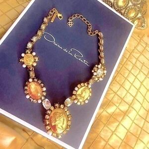 Oscar De La Renta luxury statement magnificent gorgeous limited edition Necklace